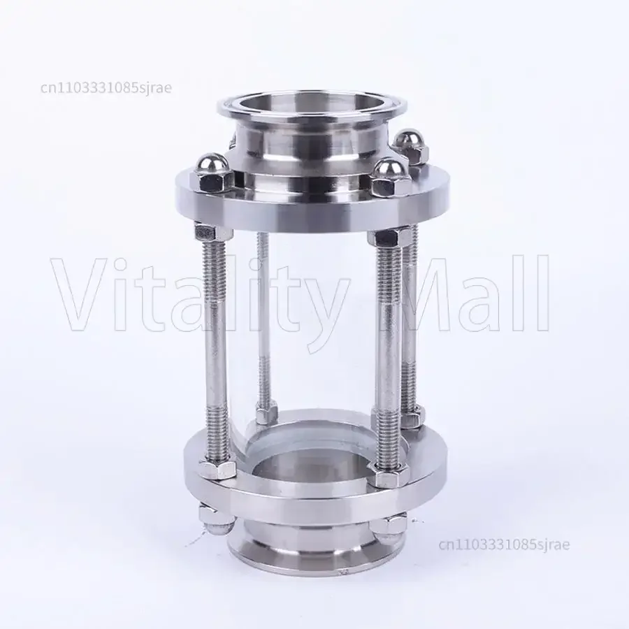 تخمير الديوبتر 2 "ثلاثي المشبك x 45 مللي متر 1-3/4" الأنابيب OD SUS 304 الفولاذ المقاوم للصدأ التدفق الصحي البصر الزجاج البيرة البيرة