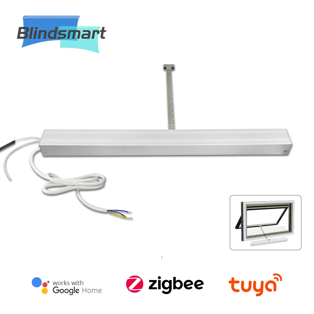 

Blindsmart Tuya Zigbee Motorized Window Opener Electric Chain Smart Life APP SmartThings Alexa Google Home Control 110v 240v