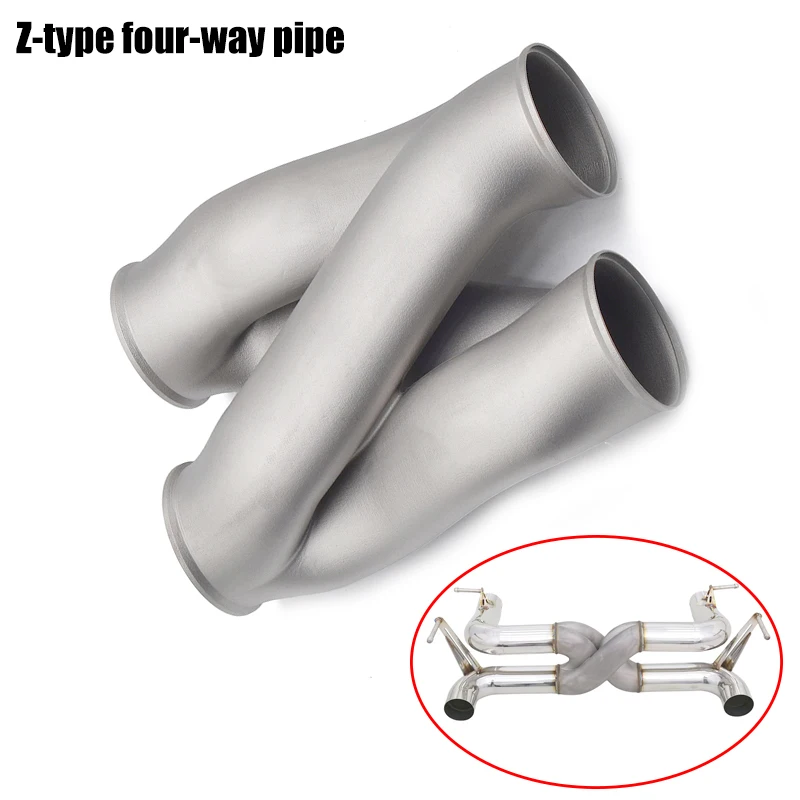 Z-bend pipes for all car models 2.5″/2.75″/3″ stainless steel exhaust system boost power G80 M3 G87 M2 G82 M4