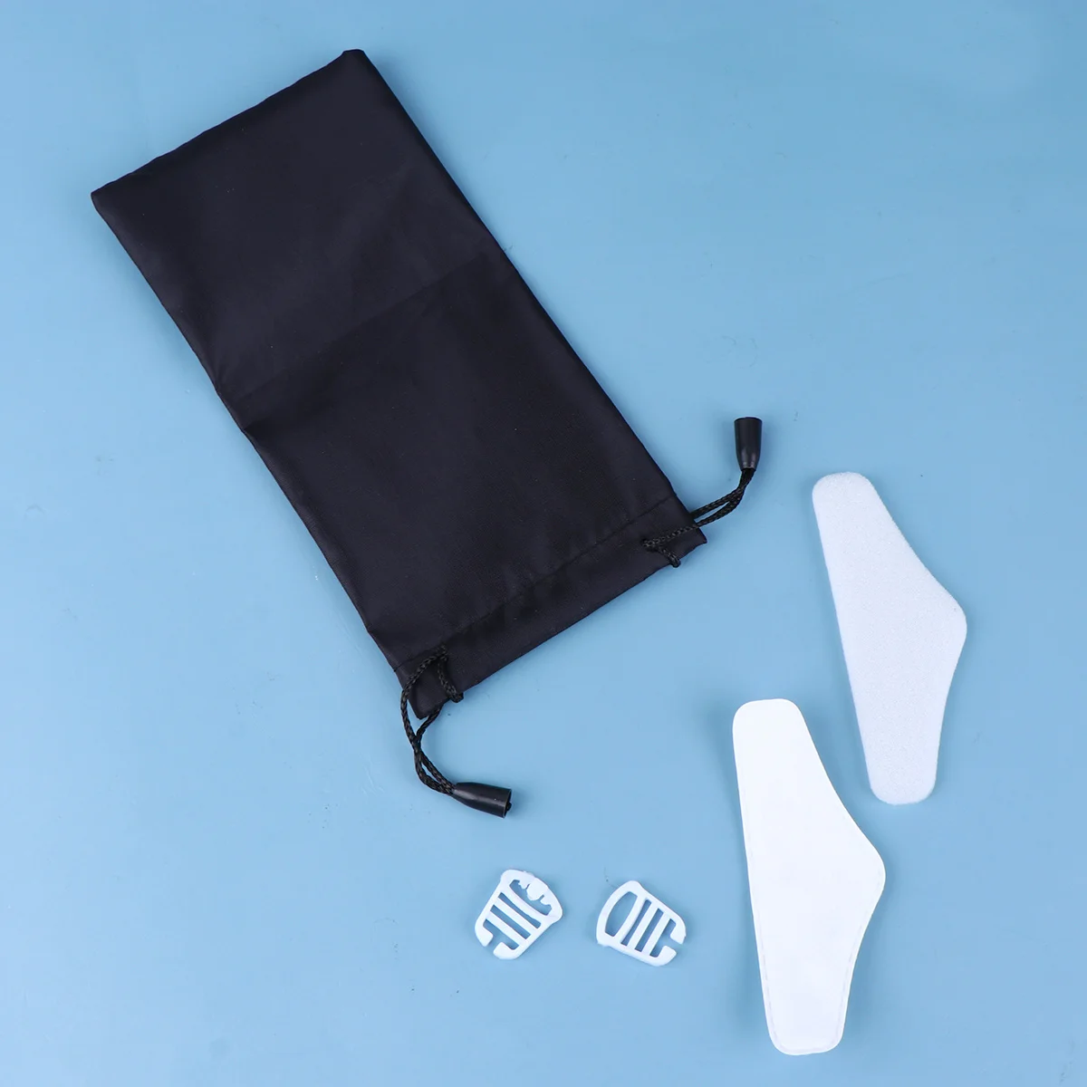 

10pcs Nasal Filter Replacement Washable Anti-Particulate Nose Mask Dust Protection For Indoor Outdoor Use Blue With Storage Bag