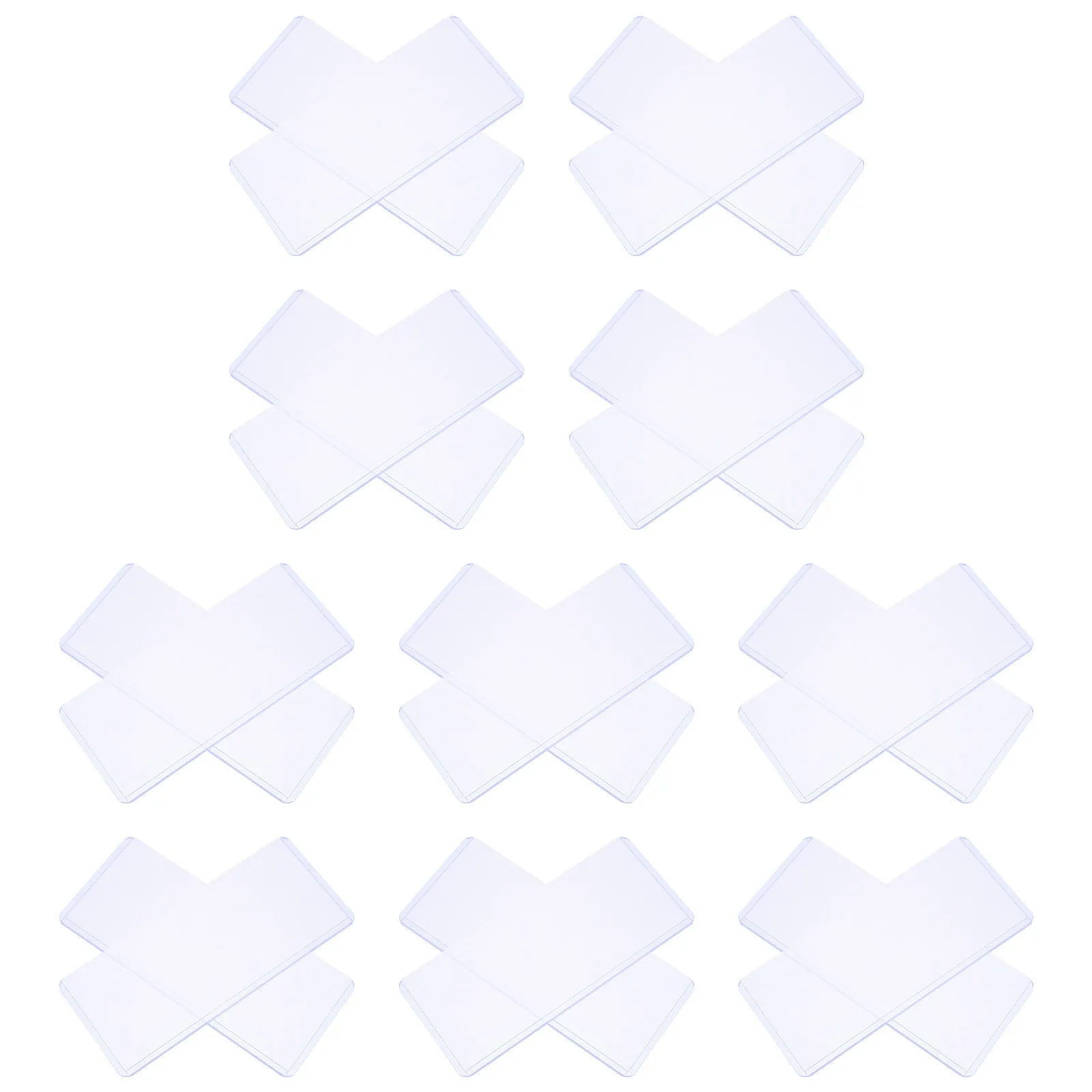 

20 шт., прозрачный держатель для купюр из ПВХ, прозрачные рукава для наличных карт, фотографий, органайзер для хранения квитанций