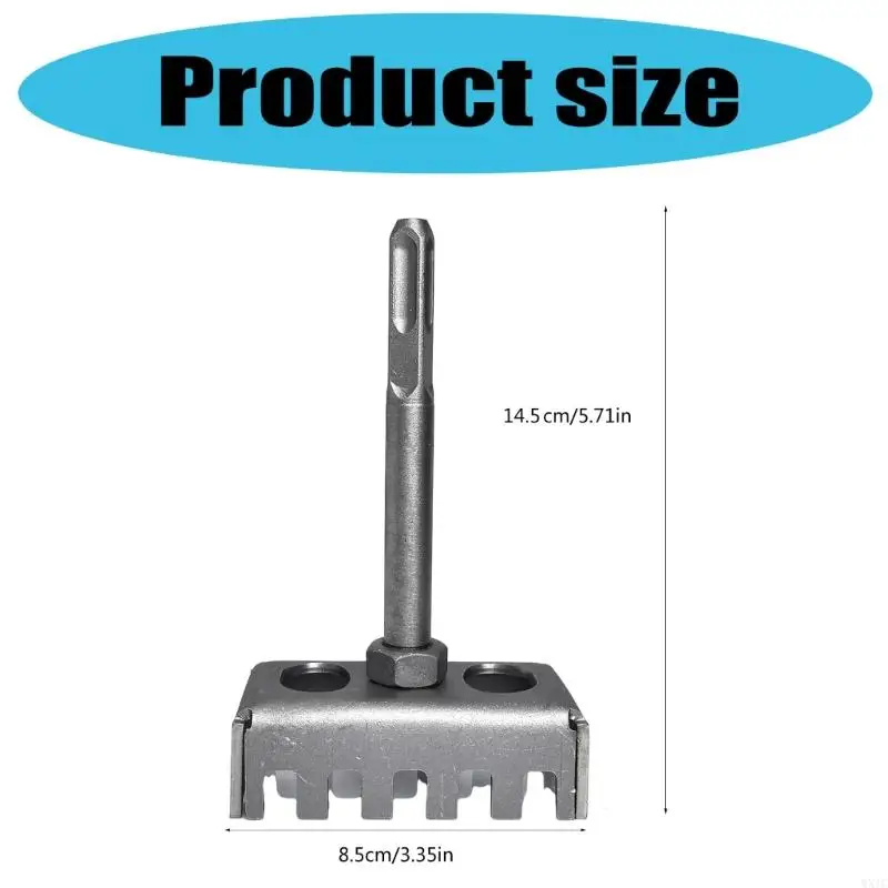 WXTC hạng nặng Duty Square Cutter Slot Cutting Tool cho 86 loại Hộp điện Cài đặt Hợp kim Thép xây dựng