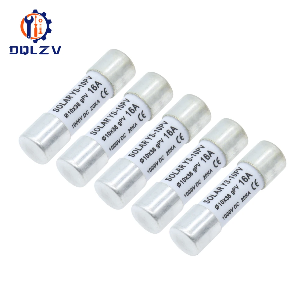 Fuse Solar DC 1000V PV 3A 6A 10A 15A 16A 20A 25A 30A 32A High Voltage For Solar System Protection