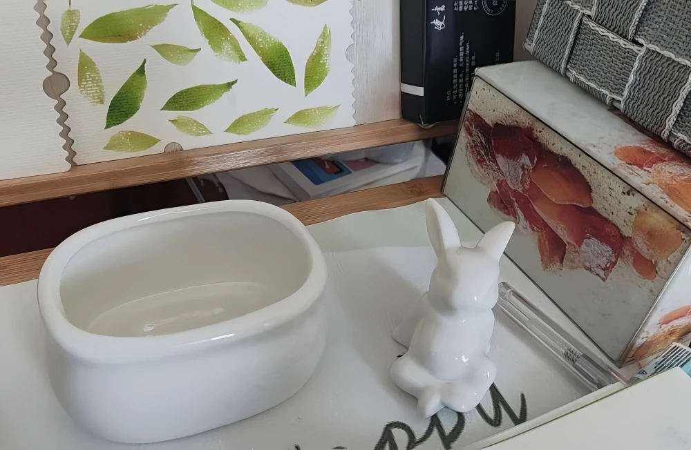 Badewannenförmiger Pinselreiniger Niedliches Stifthalter-Set Chinesische Malerei Aquarell-Pinsel Palette Keramik-Pinselschale – Detail 13