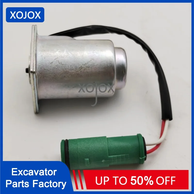 XOJOX for CAT Caterpillar E200B 086-1879-N Rotary Solenoid Valve  Construction Machinery Repair Replacement Excavator Parts