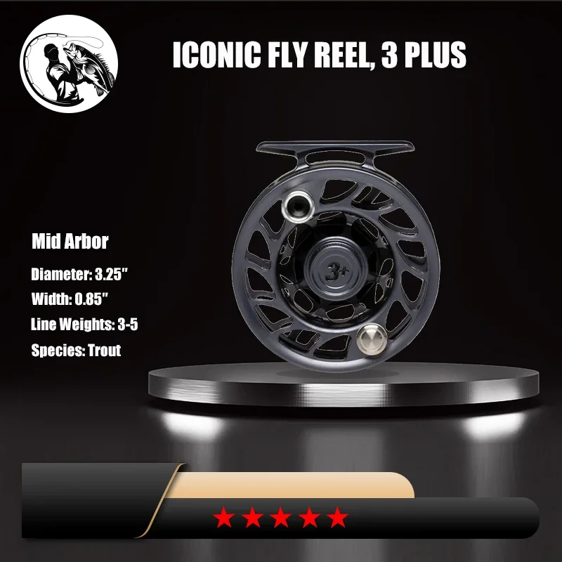 

Hatch Iconic Fly Reel Fishing Reels Double Handle Ryobi Equipment Baitcasting Goods Spinning Tackle Accessories Sea Sports