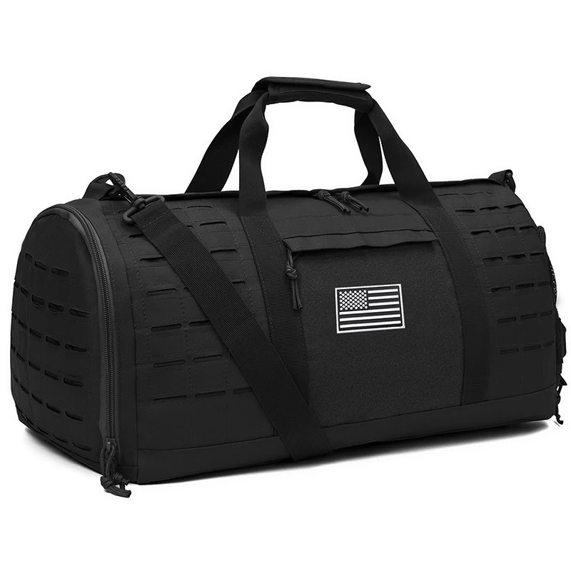 40L Sport-Sporttasche, taktische Reisetasche für Herren, Fitness-Trainingstasche mit Schuhfach, Basketball-Outdoor-Wochenendtasche – Detail 9