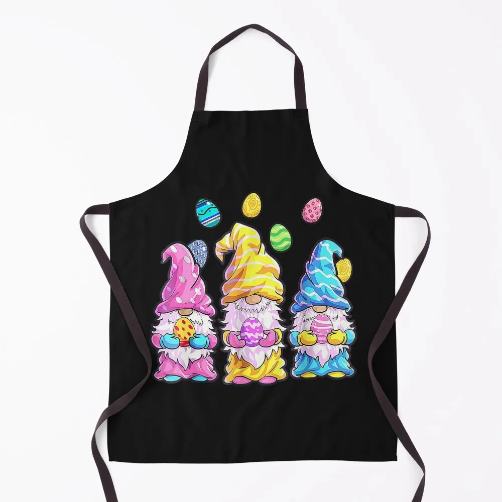 

Gnome Easter Shirt Women Easter Outfit Easter Girls 1 Apron kitchen jacket woman Kitchenware christmas kitchen cloths Apron