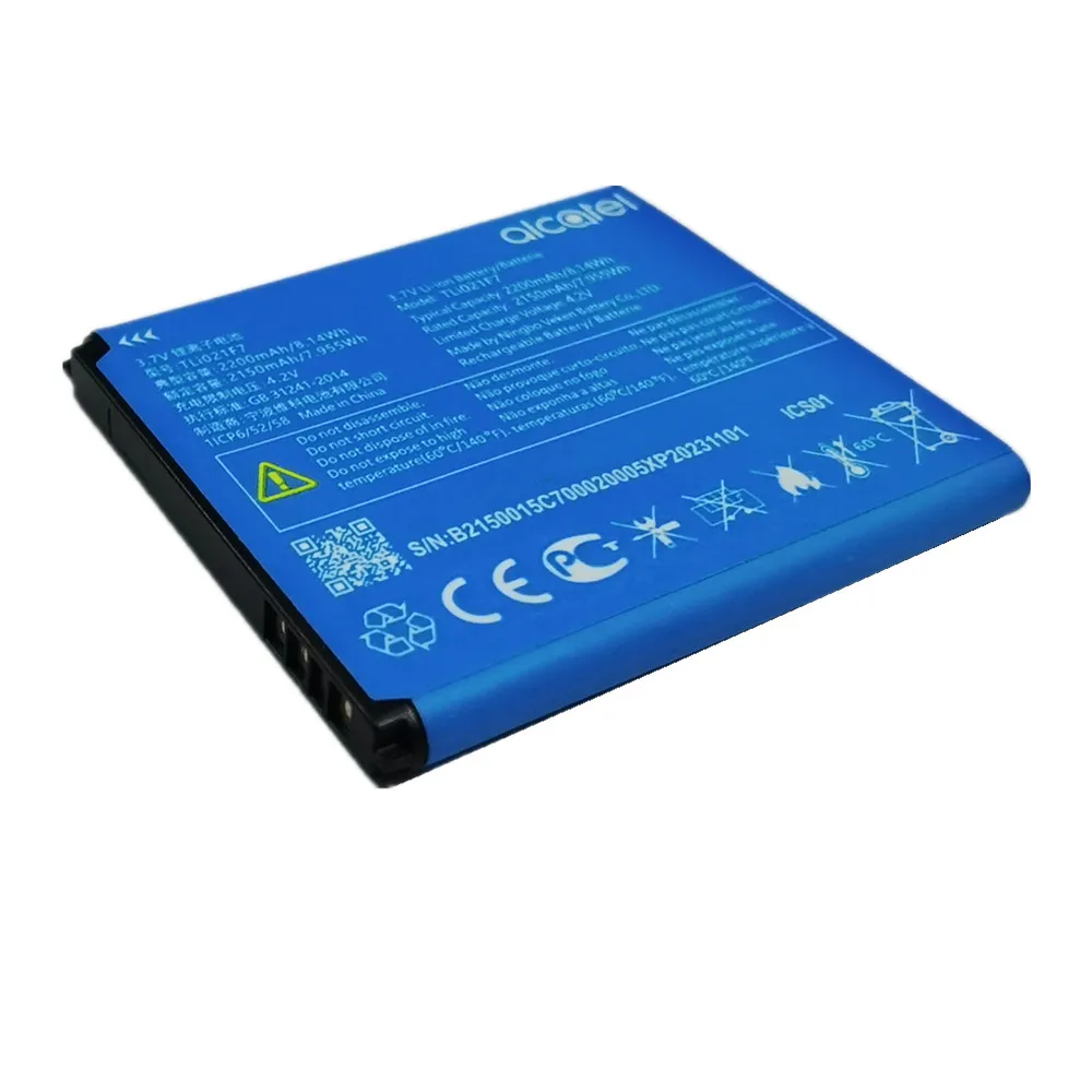 2200mAh Original TLi021F7 Battery For Alcatel LinkZone MW70VK 4GEE EE71 EE70 EE70VB EE Mini 2 TLi021FA 4G Phone Battery Bateria