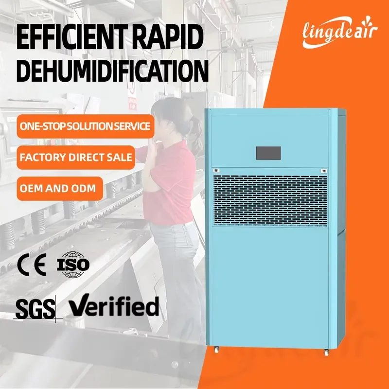New Electric Industrial Concealed Duct Dehumidifier for Greenhouses & Growth Chambers