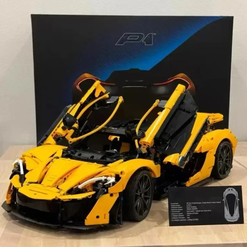 IN STOCK 3893Pcs Technical 42172 P1 Super Racing Car Building Blocks 1:8 Model Super Sports Cars Bricks Toys for Boys Gifts