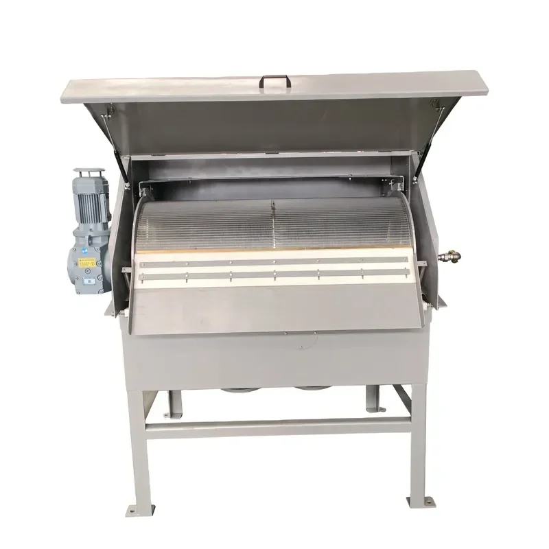 for Stainless Steel Rotary Drum Screen Filter for Wastewater Sludge Treatment