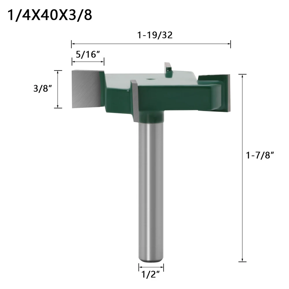 1/4 Inch Shank Router Bit Engraving Projects 4 Wings Design Alloy + Carbon Steel Anti-kickback Design Fast And Clean Cut