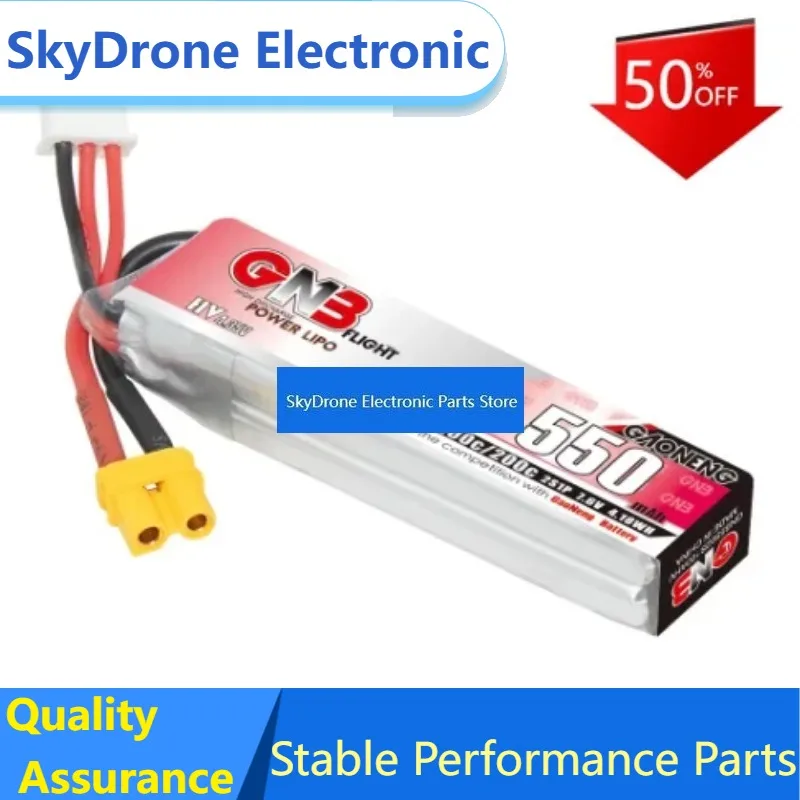 SkyDEl3-10pcs 2S 7.6V 550mAh 100C LIHV Remote Control Excellent