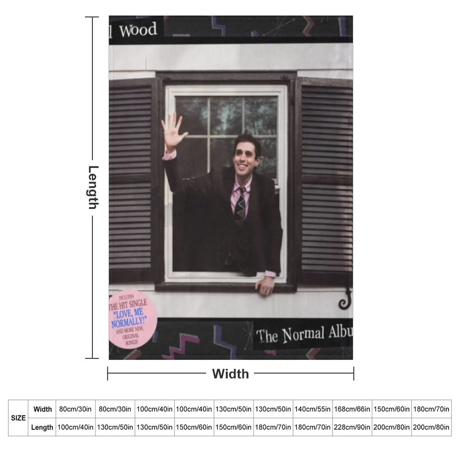 will wood: the normal album Throw Blanket
