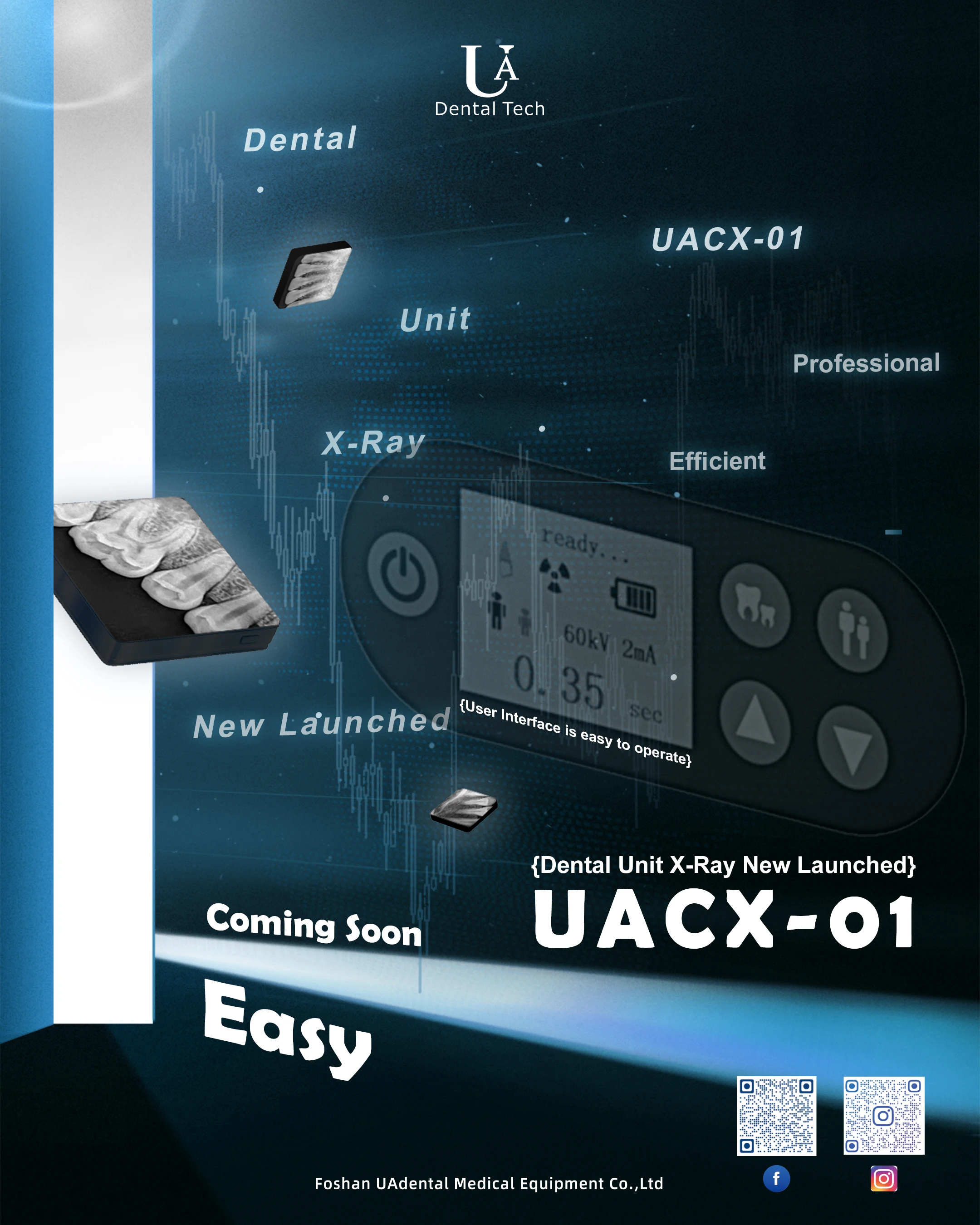 Dental Oral Cavity Treatment Xray Machine Digital Unit Dental Xray Wall Mount