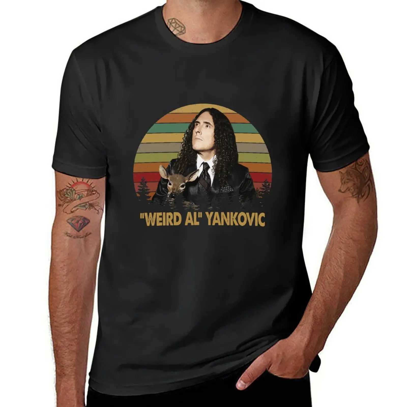 Vintage Weird AL Yankovic Vinunicorn T-Shirt shirts graphic tees heavyweights oversized sports fans Men's t-shirts