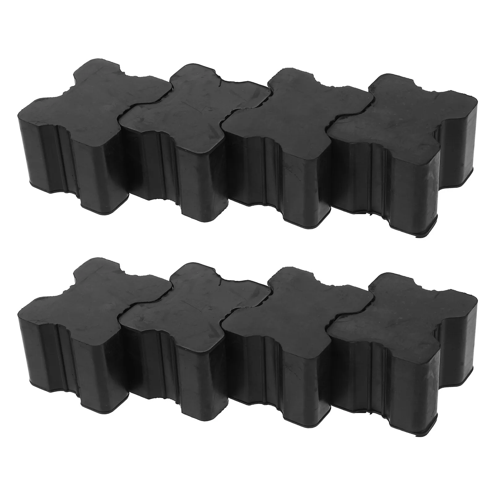 

8pcs Black 1-1.5 Inch Coil Spring Spacer For Car Lift Rubber Pads Shock Absorption Universal Fit Automotive Suspension Spacers
