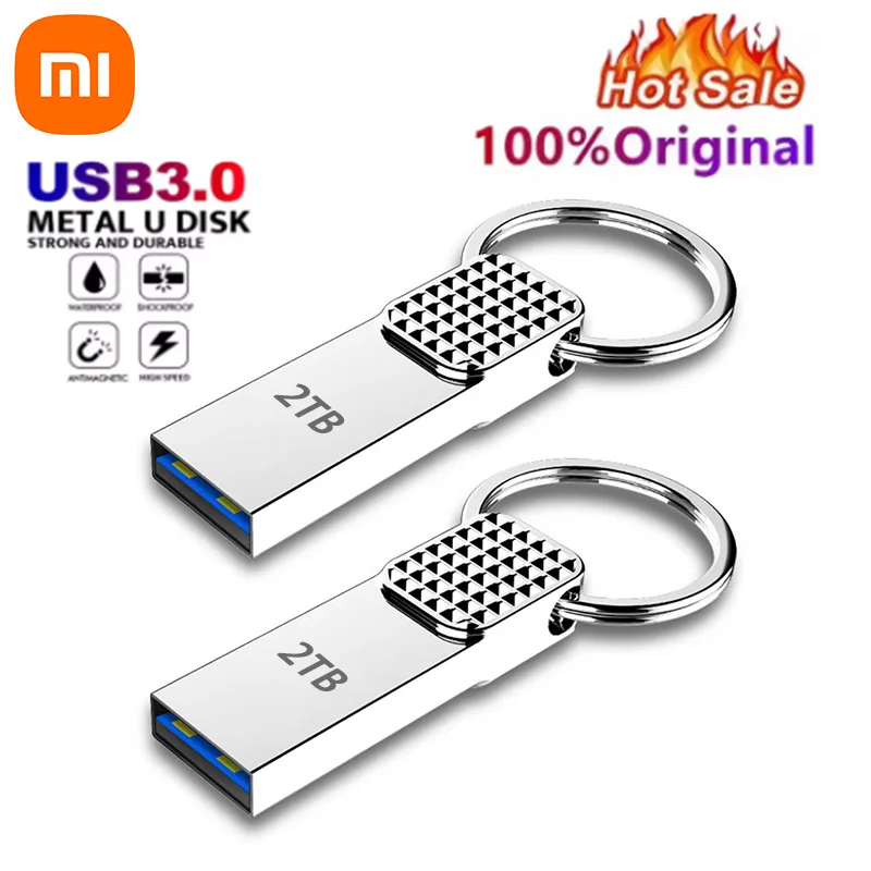 Xiaomi Metal USB 3.0 Pen Drive USB Pendrive 2TB Memoria USB Flash Drive 1TB High Speed Cle USB Flash Memory Key USB Drive