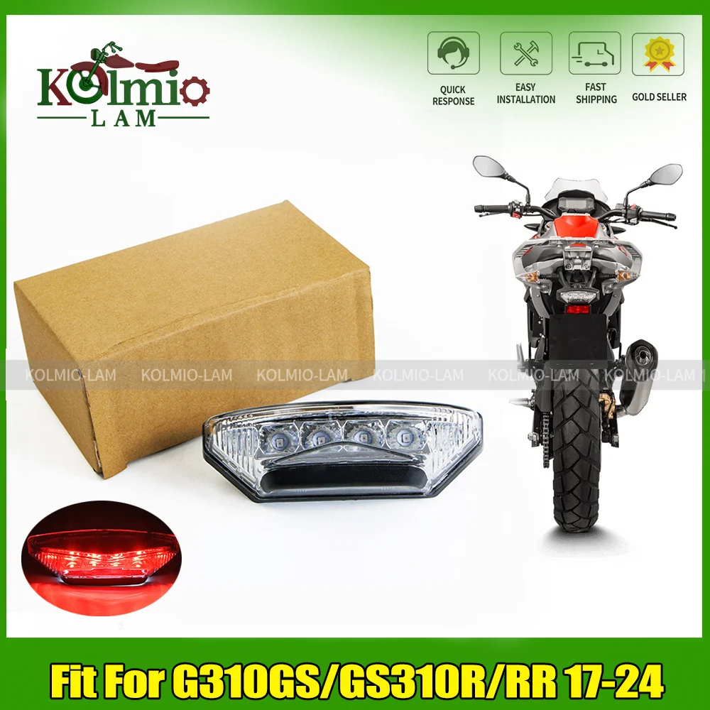 

Fit For 2017 - 2024 BMW G310R G310GS G310RR Motorcycle Rear Taillight Integrated Tail Light G310 R GS 2023 2022 2021 2020 2019