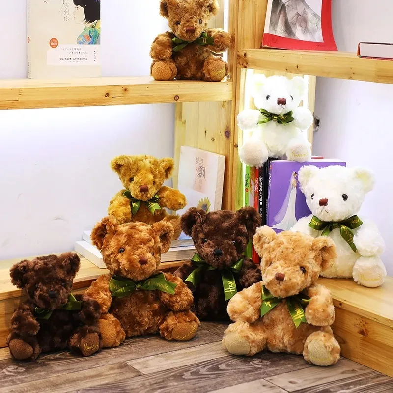 عالية الجودة الطفل ألعاب من نسيج مخملي وشاح دمية دب لطيف دمية دب دمية مادة صحية مرافقة النوم هدية عيد ميلاد الطفل #3