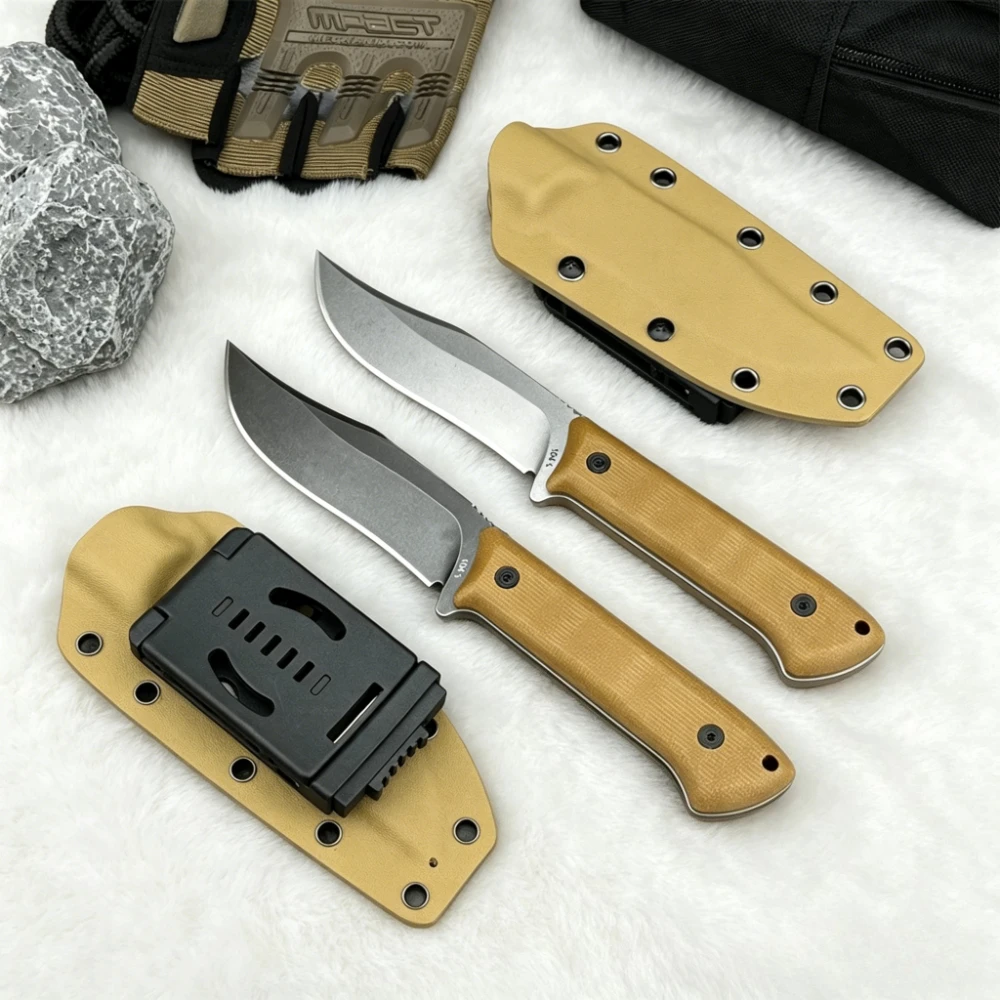 

Портативный нож с фиксированным клинком BK104, сталь 8Cr13Mov, рукоять G10, многофункциональный инструмент для кемпинга, рыбалки и резки материалов