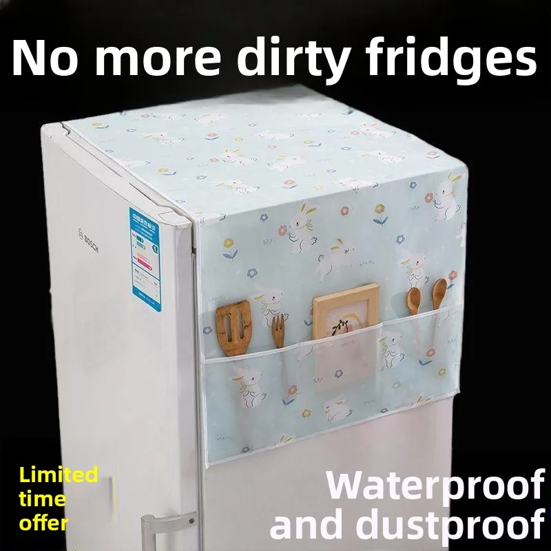 

Новая пылезащитная ткань-чехол для стиральной машины (одно- и двухдверных моделей) 2024 года, противоскользящая, для дома и организации пространства