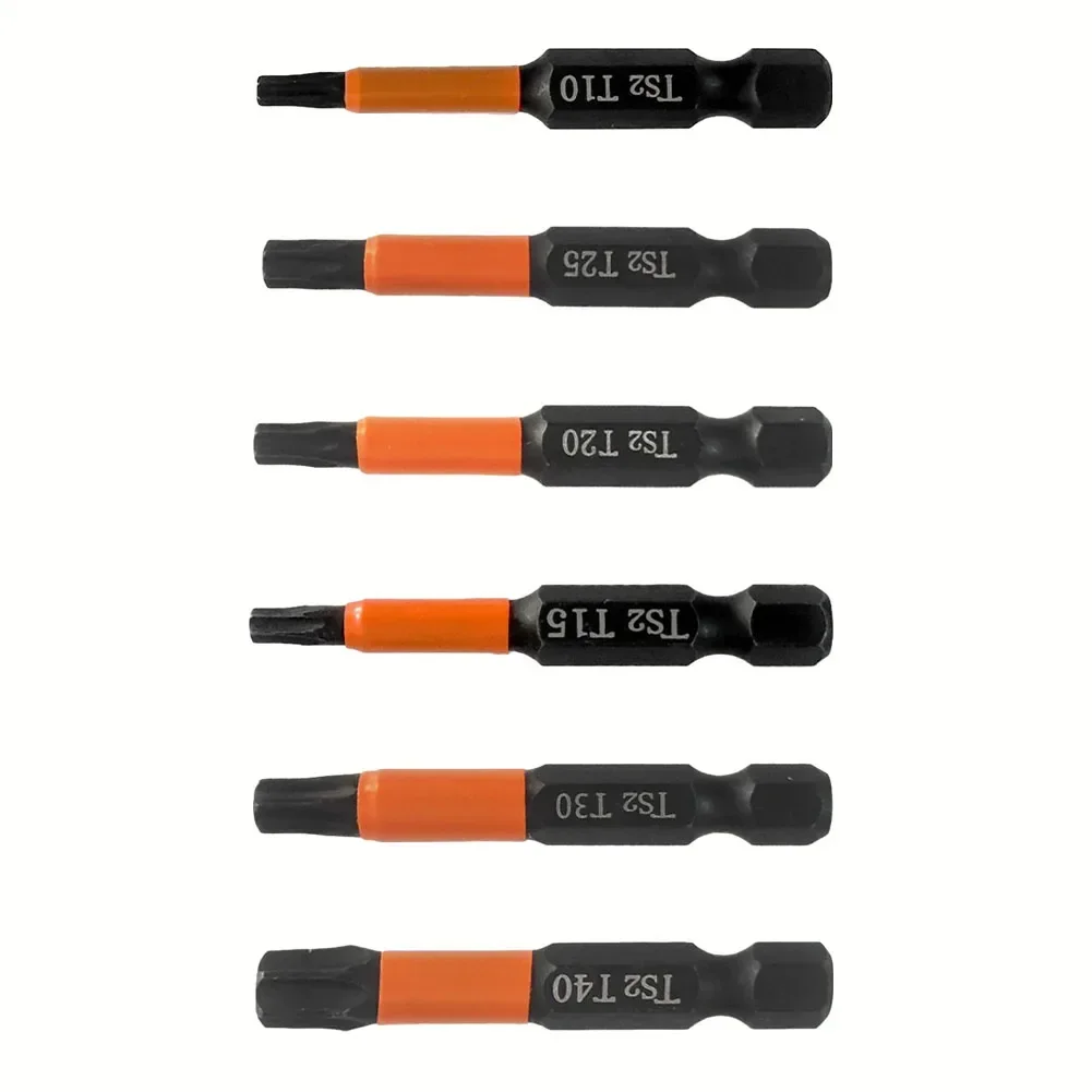 Hand Tools Screwdriver Bit Magnetic Torx Screwdriver Bits Silver T10-T40 1/4 Inch Hex Head 1Pcs Alloy Steel Practical Exquisite