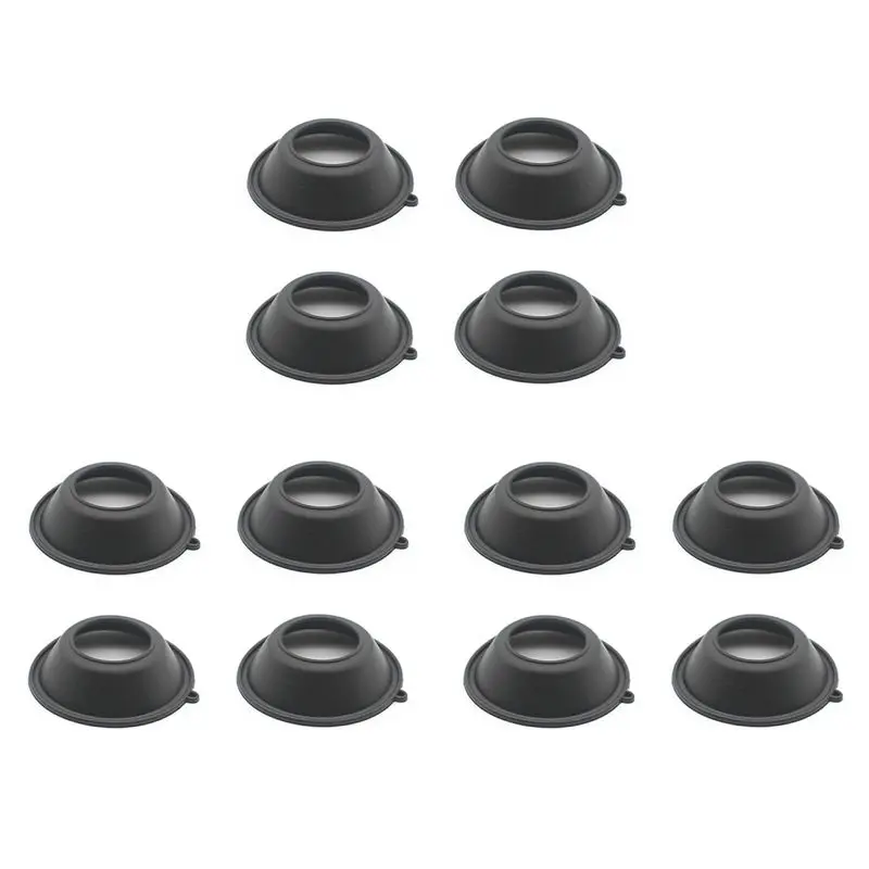 Motorcycle 12Pcs Carburetor Film Diaphragm Rubber Carburetor Vacuum Membrane For Honda VLX400 Steed400 VLX/Steed 400-A99D
