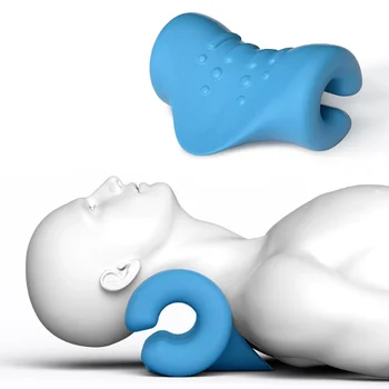 Halswirbelsäule Stretch Schwerkraft Muskel Entspannung Traktion Hals Bahre Schulter Massage Kissen Lindern Schmerzen Wirbelsäule Korrektur