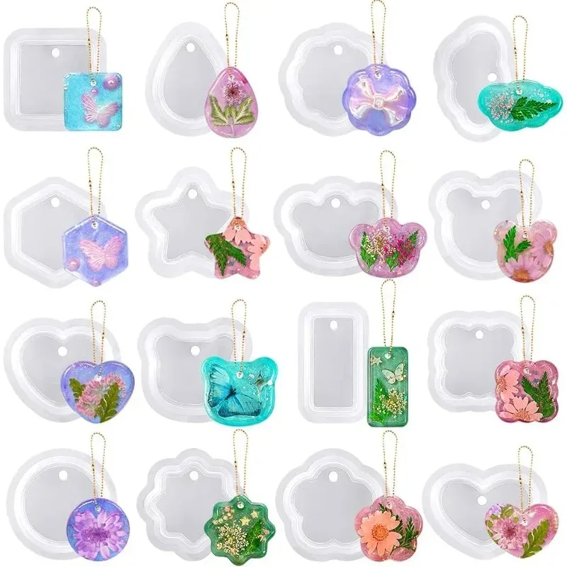 High Quality Durable Non-Stick Silicone Resin Mold for Crystal Epoxy Pendant, Single Drop Shaped Jewelry Casting Craft Tool
