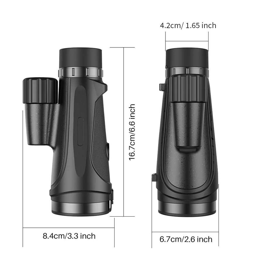 APEXEL High Powered 12X50 Monocular Low Light Larger Vision with BAK4 Prism Fogproof Waterproof Monocular Telescope for Hunting