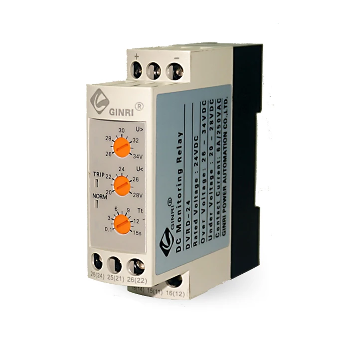 DC Voltage Controlled Relay 12V 24V 36V 48V High Low Voltage Monitor Control Relay
