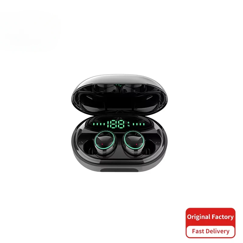 

Mini Portable Led Wireless Headphones Waterproof In-ear Wireless Headphones With 3500mAh Charger Compartment
