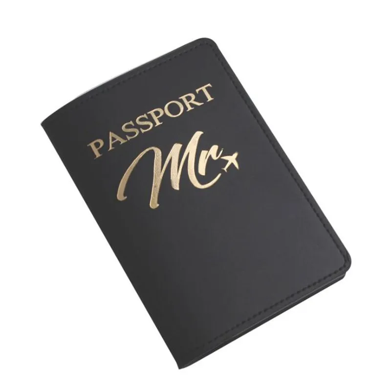 Fashion Couple Women Men Passport Cover Pu Leather  Travel ID Credit Card Passport Holder Packet Wallet Purse Bags Pouch