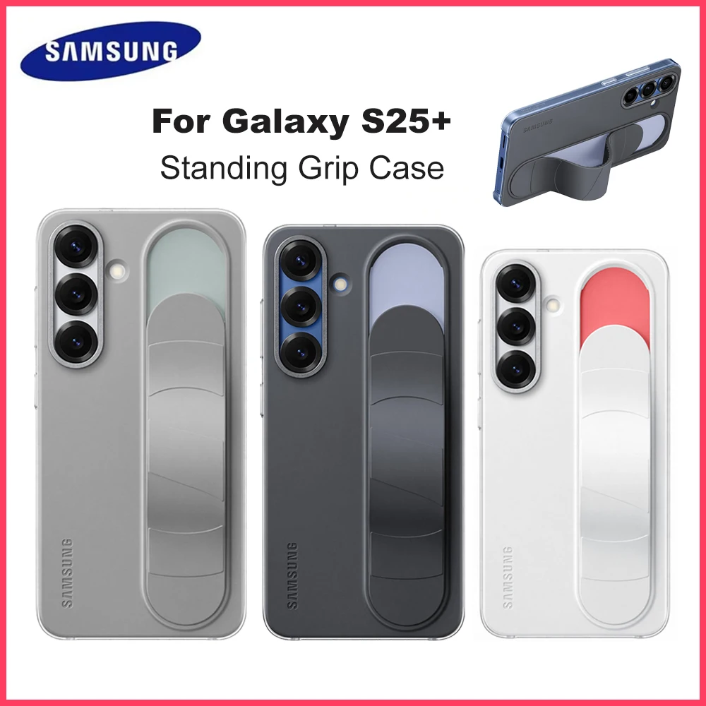

Оригинальный чехол для Samsung Galaxy S25 + с подставкой EF-GS936 Galaxy S25 Plus, чехол для смартфона с подставкой, оригинальный