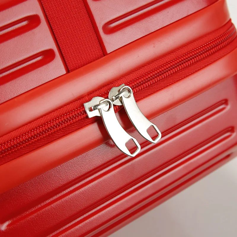 New Red Wedding Box Wedding Gift Suitcase Cosmetic Storage Gift Box Light Cosmetic Box