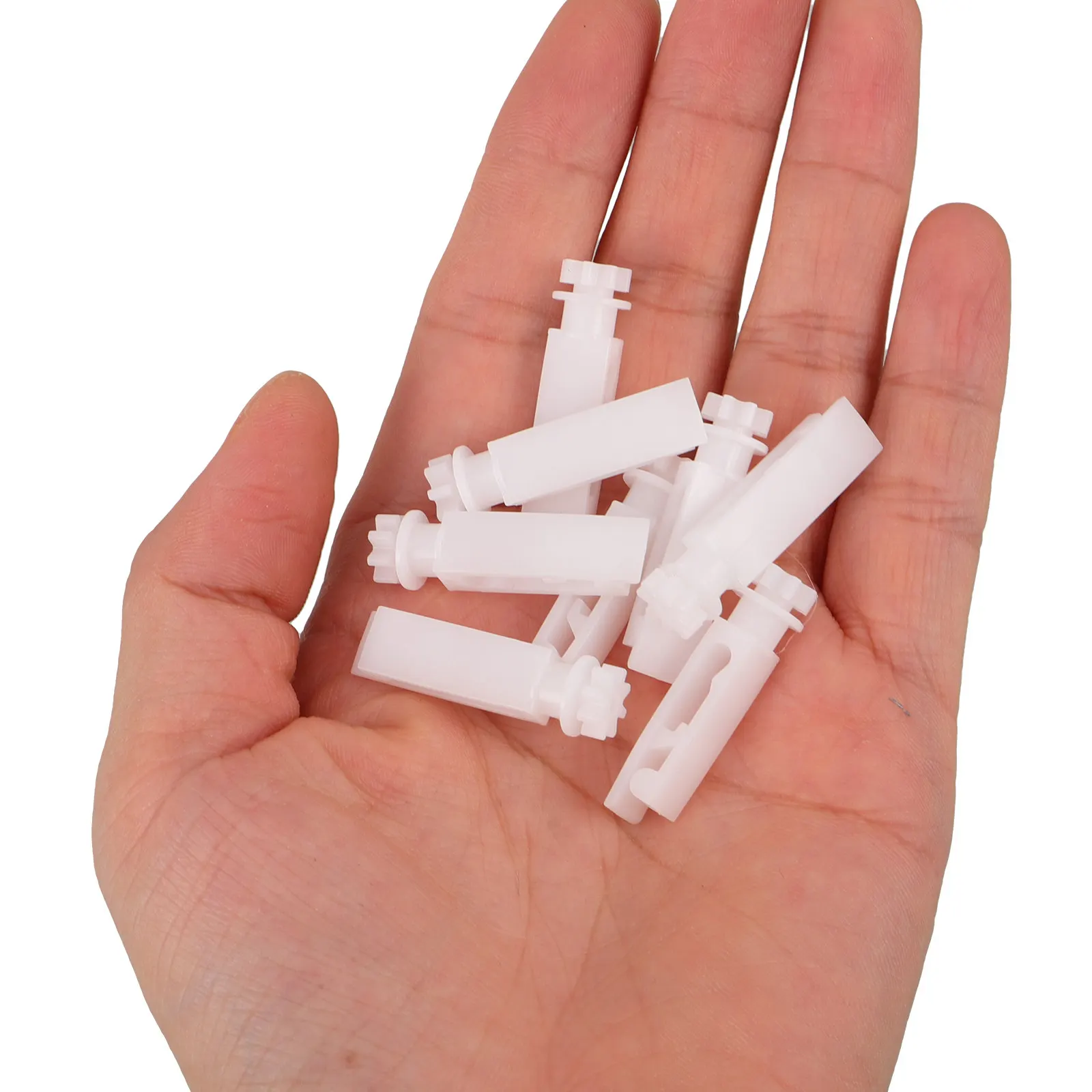 10Pairs Vertical Blind Stem Replacement Kit Upgrade Repair Headrail Carrier Parts Vertical Curtain Track Window Blinds Fixing