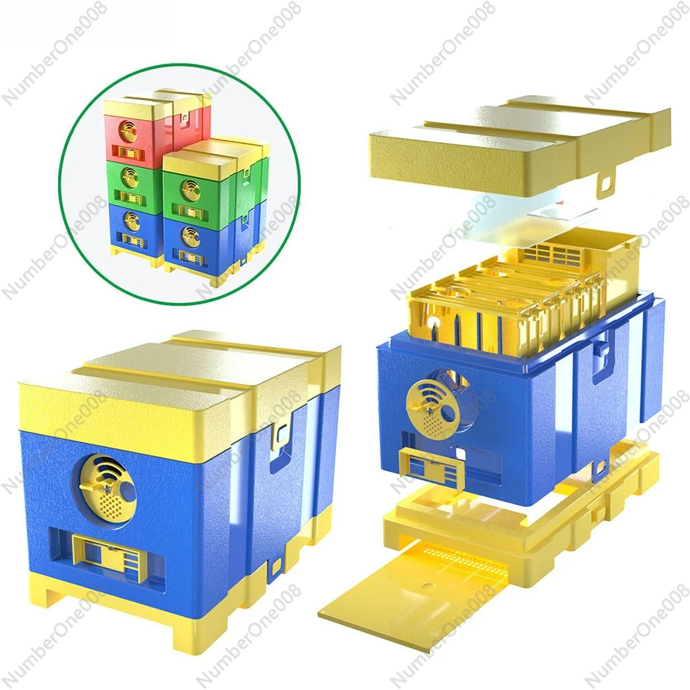 

Plastic Queen Mating Nuc Box - 5-Frame Multi-Queen System, Beekeeping Supply