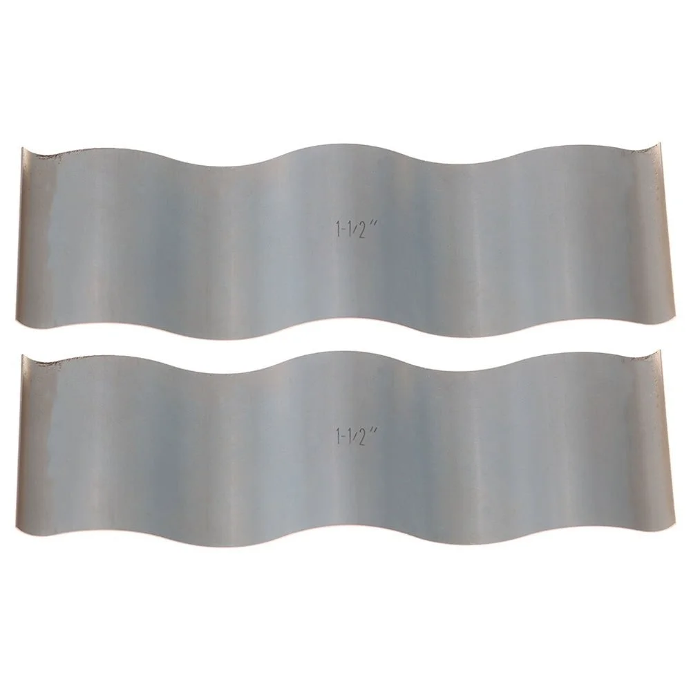 Set di 9 blocchi paralleli ondulati con precisione 1/8 da 0,0002 Parallelismo da 1/2 a 1-1/2 Set parallelo ondulato per macchinista in acciaio temprato