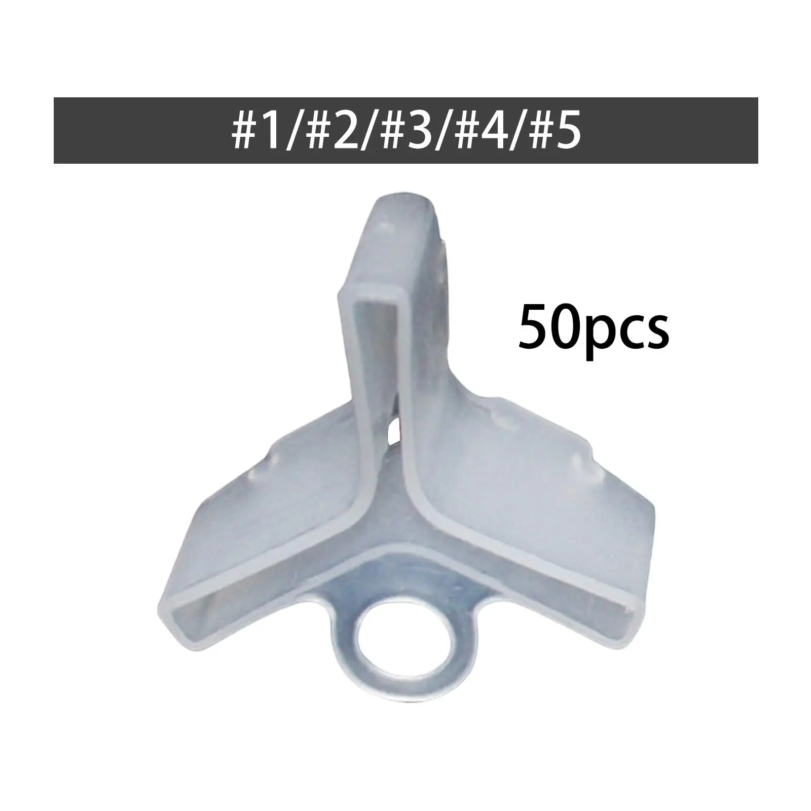 Pack of 50 Heavy-duty Treble Hook Protective Covers, Fishing Accessories for Protecting Your Hooks