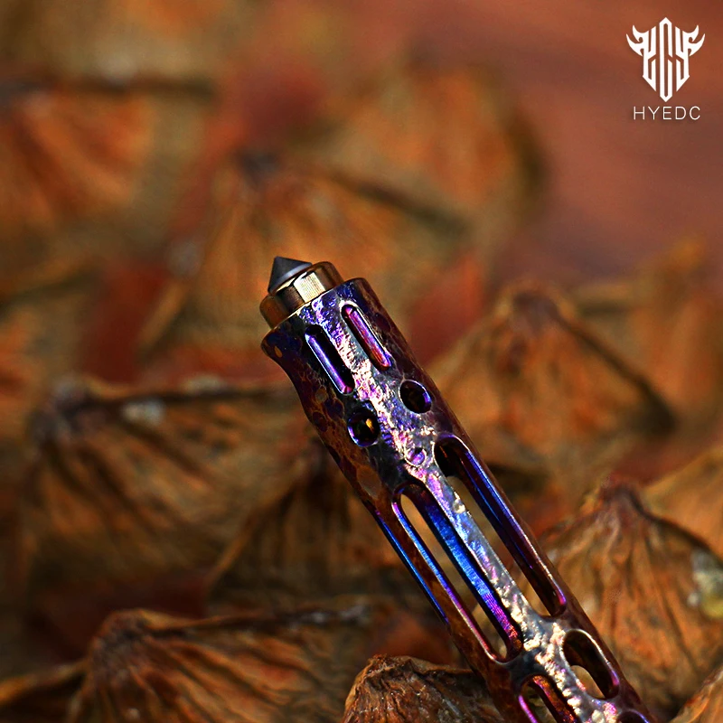 Imagem -04 - Mini Titanium Alloy Tactical Pen Star Sky Edição Limitada Metal Tungsten Steel Signature Pen Edc
