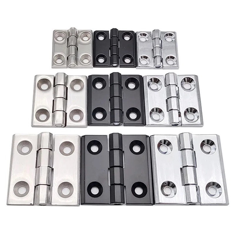 10 peças perfil de extrusão de alumínio para 2020 3030 3040 4040 dobradiça de metal dobradiça de liga de zinco com parafuso e porca