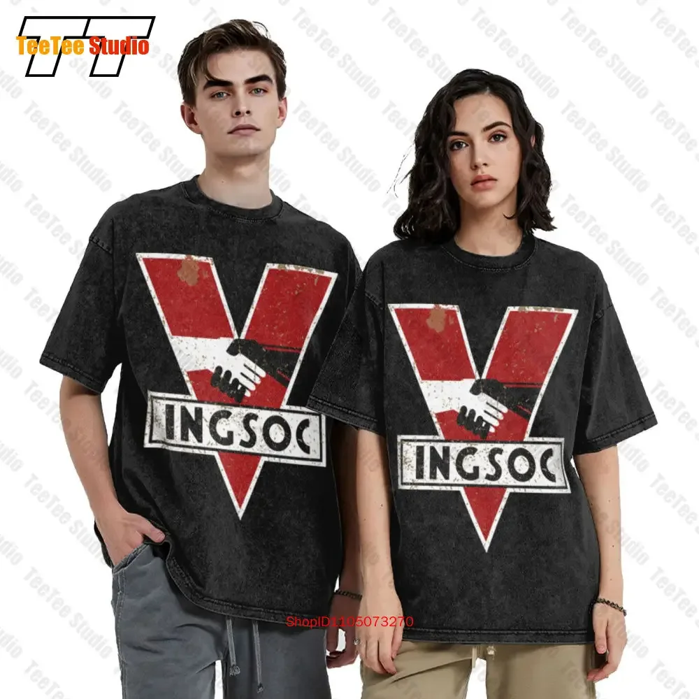 1984 Ingsoc Vintage Oversized T-Shirt 91Y6