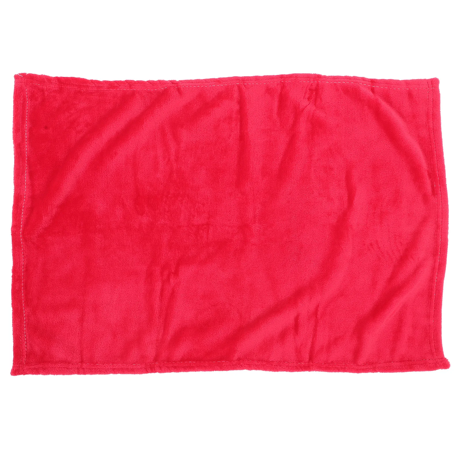

Solid Color Pet Blanket Bright Red High Quality Fleece Flannel Super Comfy Lightweight Warm Pet Bedding Suitable As Towel