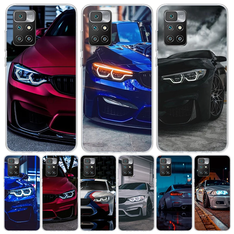 Blue Red Car for Bmw Case Phone Cover for Xiaomi Redmi 12 12C 10 10C 10A 9 9C 9A 9T 8 8A 7 7A 6 Pro 6A S2 K20 K30 K40 Trend Fund