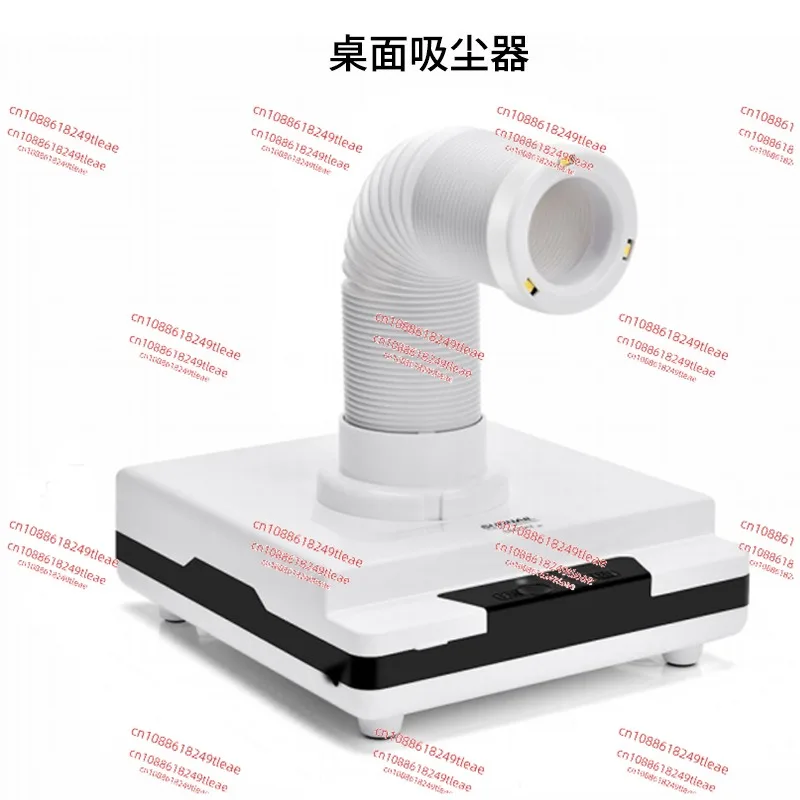 Dental Desktop Vacuum Cleaner, Mini Vacuum Cleaner with Led Light Engraving Dental Machine, Polished Desktop Vacuum Cleaner