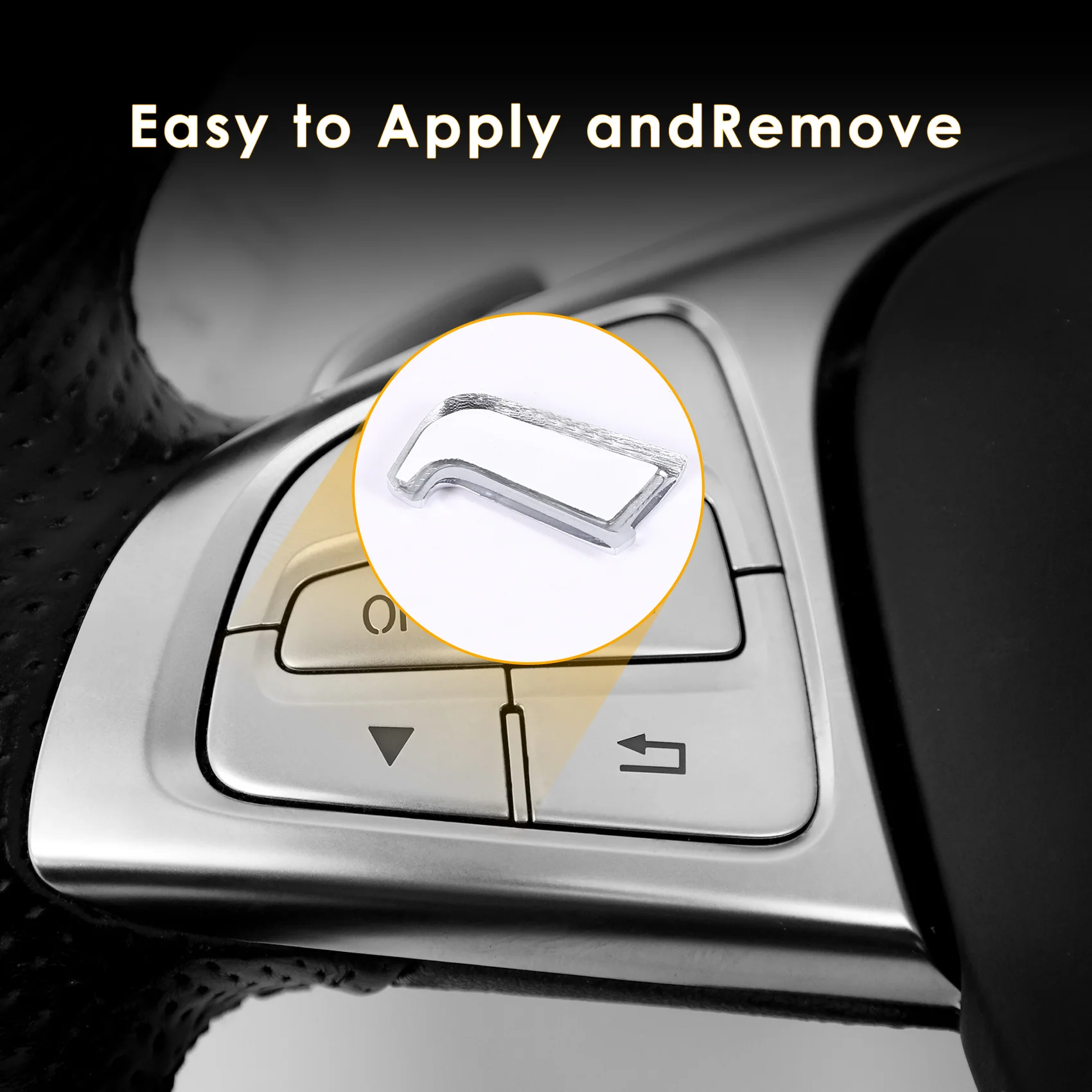 

Трендовые 12 шт. чехлы на кнопки на руль, наклейки для GLC X253 2015 2016 и C Class W205 20