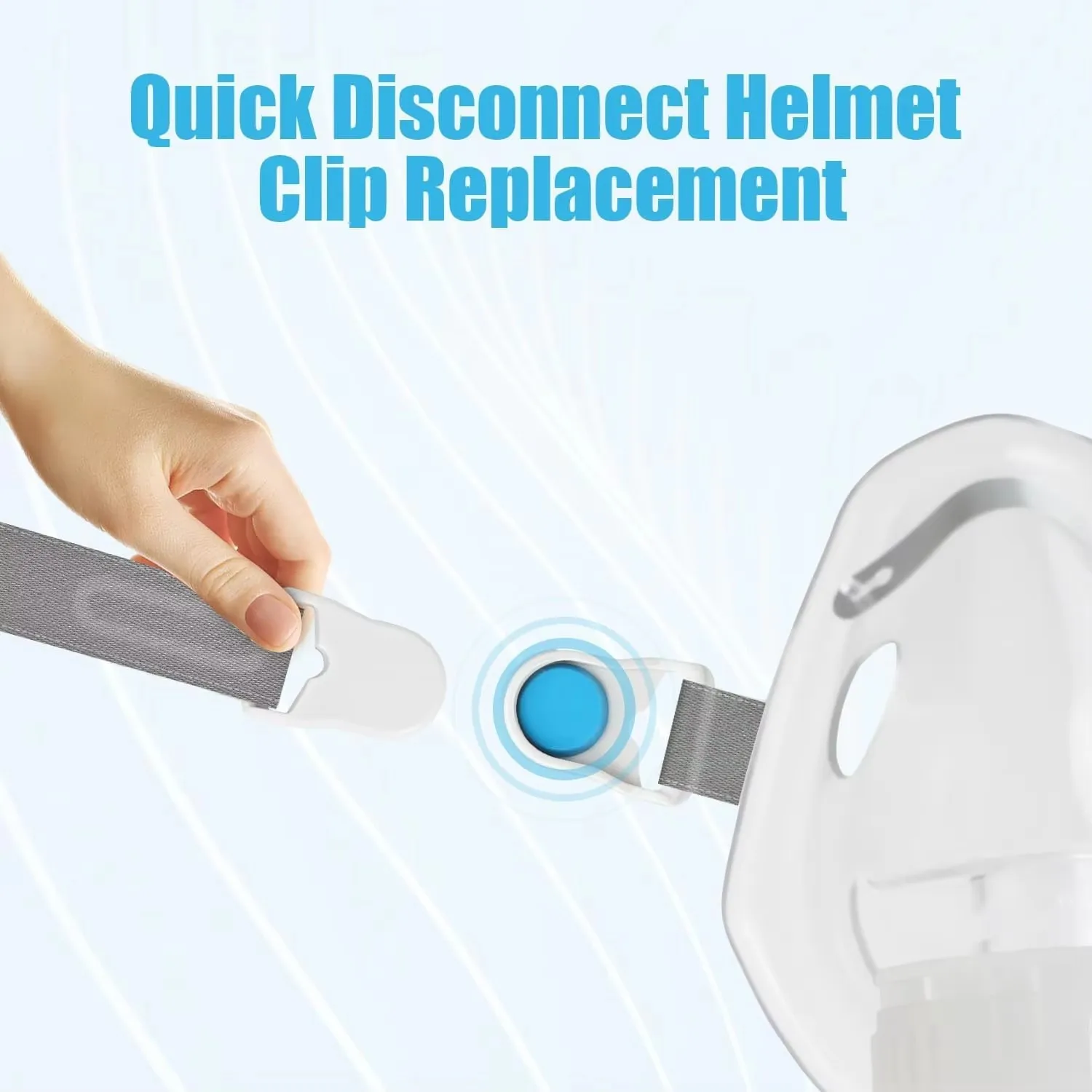 1 Pair Replacement Magnetic Headgear Clips N10 N20 F20 Nasal Guard Easy Install Durable Fixing Tool