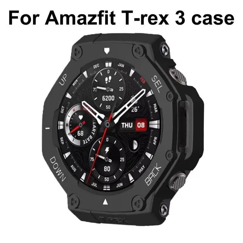 Protecteur d'écran de montre léger, housses de montre, protecteur de visage, accessoires pour Amazfit T-rex 3